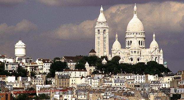Panorámica de la Basílica del Sagrado Corazón París