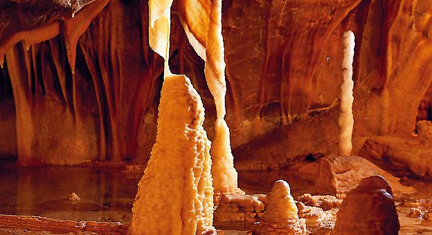 Espectáculo de colores y quesos en la cueva de Atta