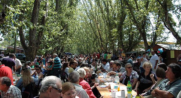 La Avenida San Martín donde se realiza la Sagra