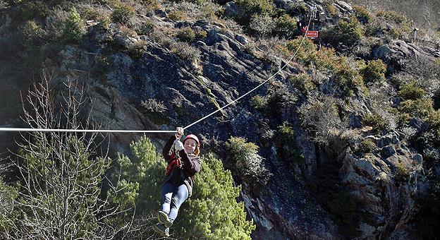 Laura una de las más audaces en el vuelo
