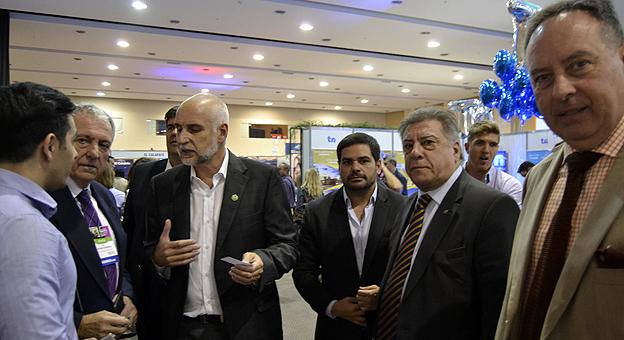 El presidente de la Agencia Córdoba Turismo Julio Bañuelos realizó una recorrida acompañado por directivos y José Gonzales presidente de la Acav